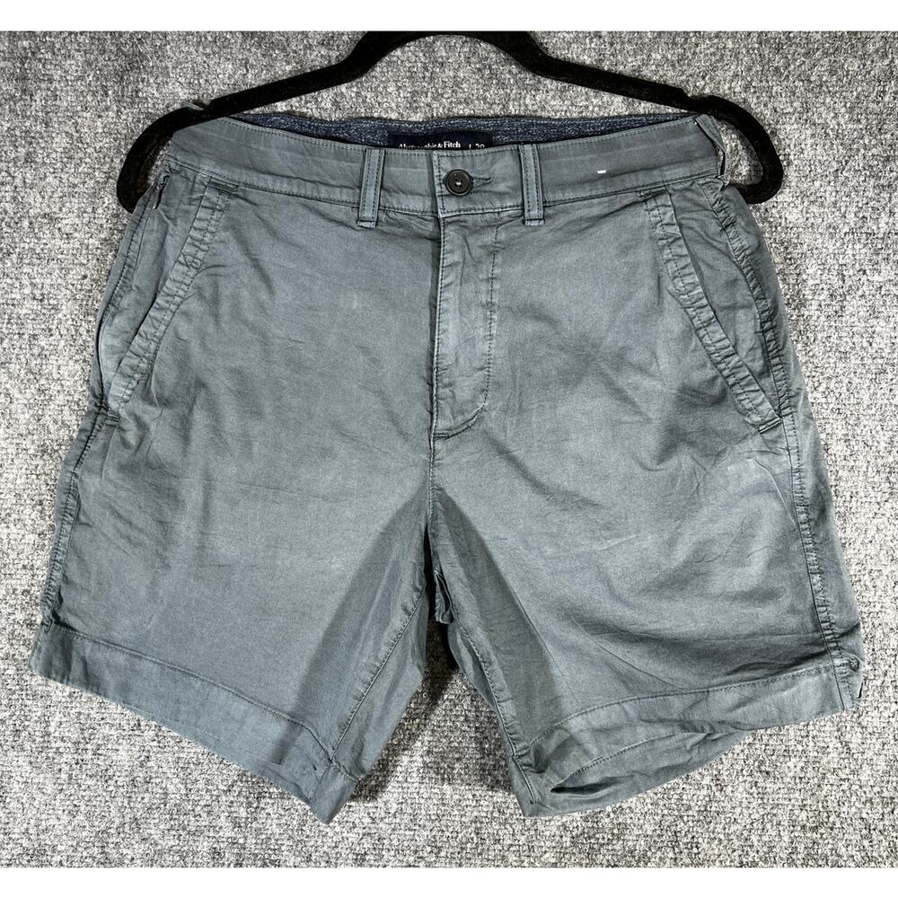 Abercrombie & Fitch Gray Chino Shorts Size 28